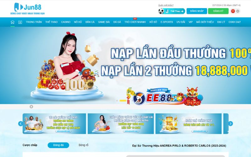 Các trò chơi phổ biến tại Jun88 Casino